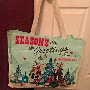 Disneyland ReusableSeasons Greetings Tote Bag/Grocery Bag